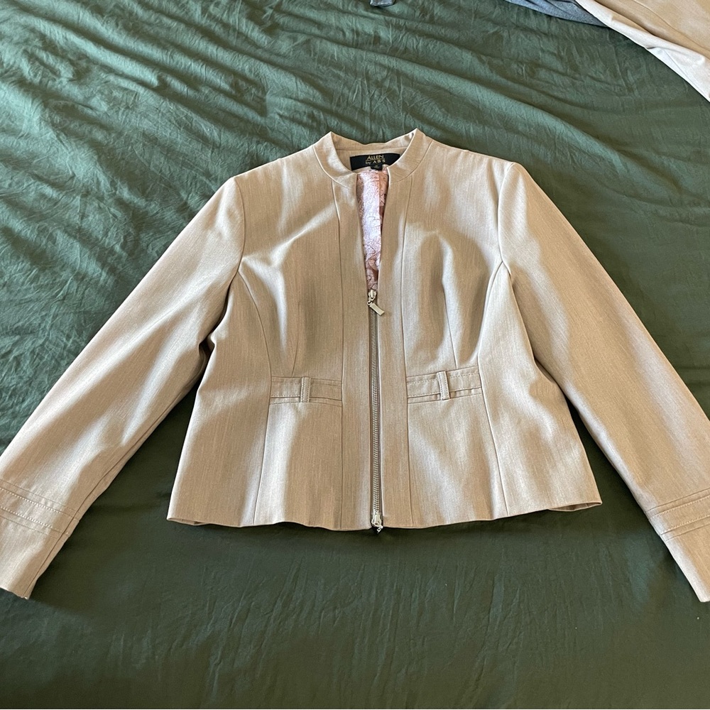 ABS Allen Schwartz Light Beige Women's Blazer